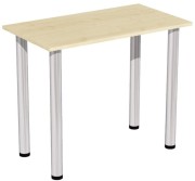 Stół stolik 90x50 Klon nogi chrom