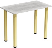 Stół stolik 90x50 beton nogi złote