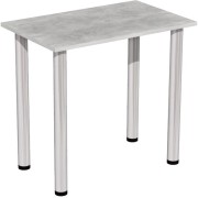 Stół stolik 80x50 beton nogi chromowane