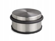 STOPER DO DRZWI ODBOJNIK ODBÓJ "V" PODŁOGOWY WOLNOSTOJĄCY NISKI CHROM