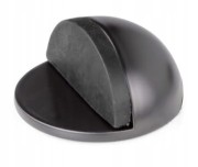 ODBOJNIK ODBÓJ DRZWI PODŁOGOWY "V" SAMOPRZYLEPNY OKRĄGŁY CZARNY