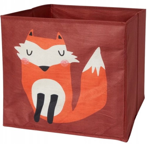 KOSZ POJEMNIK NA ZABAWKI UBRANIA PRANIE LIS LISEK