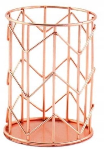 ORGANIZER PRZYBORNIK NA DŁUGOPISY RÓŻOWY ZŁOTY