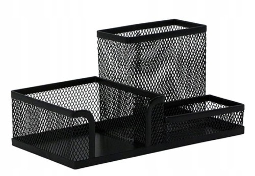 ORGANIZER PRZYBORNIK BIURKO KARTECZKI DŁUGOPISY