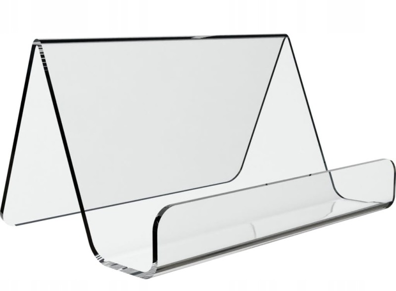 STOJAK NA WIZYTÓWKI WIZYTOWNIK PLEXI BEZBARWNY