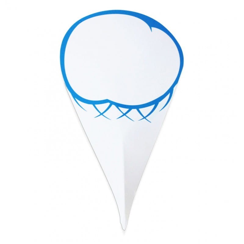 ETYKIETA CENÓWKA LODY LODÓW BABECZKA NIEBIESKA 1 x