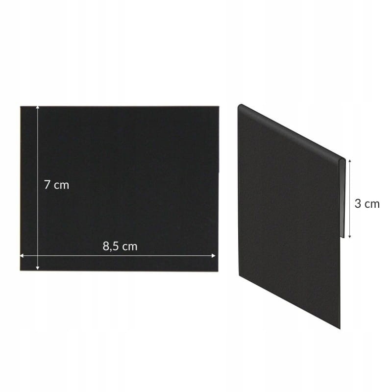 ETYKIETA CENÓWKA KREDOWA Z ZAKŁADKĄ 1szt