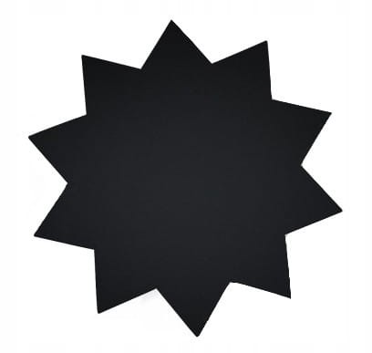 ETYKIETA CENÓWKA KREDOWA GWIAZDKA 1 sztuka