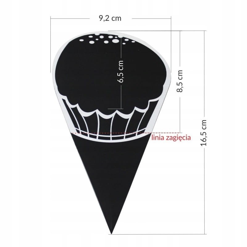 ETYKIETA CENÓWKA KREDOWA NA LODY BABECZKA 1 sztuka
