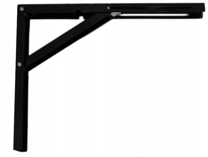 WSPORNIK KĄTOWY L 400 POD PÓŁKĘ DO PÓŁKI CZARNY 1x