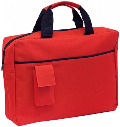 TORBA NA DOKUMENTY LAPTOPA TABLET TELEFON CZERWONA