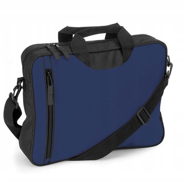 TORBA NA DOKUMENTY LAPTOPA Z ZAMKIEM GRANATOWA