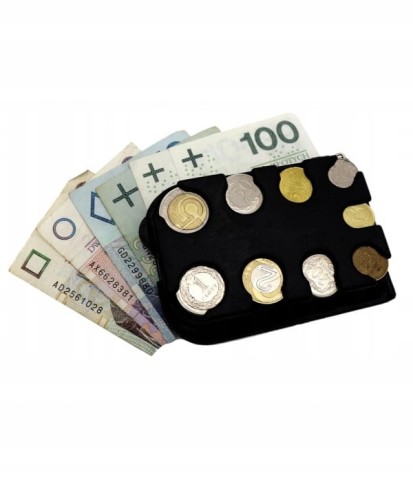 PORTFEL BILOWNICA ETUI NA MONETY BILON I BANKNOTY