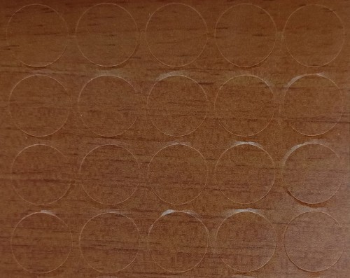 ZAŚLEPKA SAMOPRZYLEPNA MEBLOWA MEBLI ORZECH 40szt