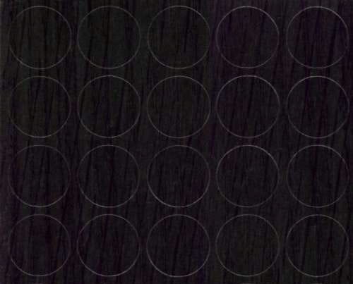 ZAŚLEPKA SAMOPRZYLEPNA MEBLOWA MEBLI WENGE 40szt