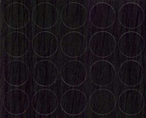 ZAŚLEPKA SAMOPRZYLEPNA MEBLOWA MEBLI WENGE 40szt