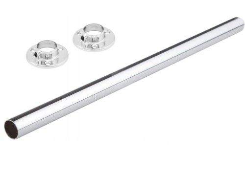 RURA DRĄŻEK MEBLOWY 25mm 1mb 1metr + 2 ROZETY