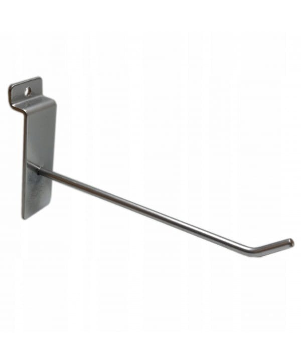 ZAWIESZKA HAK NA PANEL MDF POJEDYNCZA SREBRNA 30cm