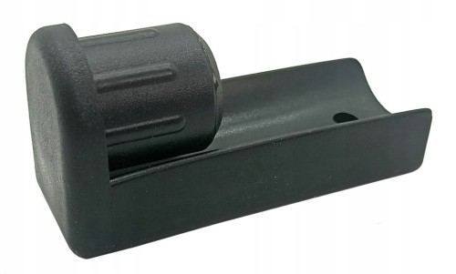 NÓŻKA ZAŚLEPKA DO STOJAKA RURY CZARNA ŚLIZG FI25