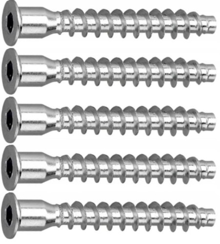 KONFIRMAT WKRĘT MEBLOWY 6,4 mm x 50 mm 100 sztuk