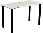Biurko gamingowe 120x60 RkGaming dąb craft biały