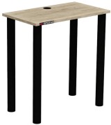 Małe biurko gamingowe RkGaming 70x40 dąb craft szary
