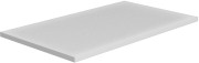 Jasnoszara popielata półka meblowa z płyty laminowanej 70x40 cm