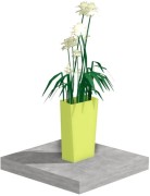 Podstawka ścienna pod doniczkę beton wiszący kwietnik 18 mm