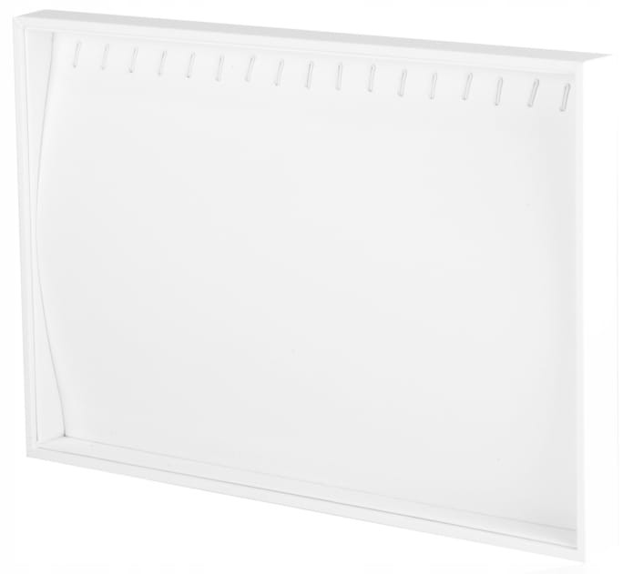 EKSPOZYTOR TACKA NA BIŻUTERIĘ BRANSOLETKI EKO SKÓRA BIAŁA