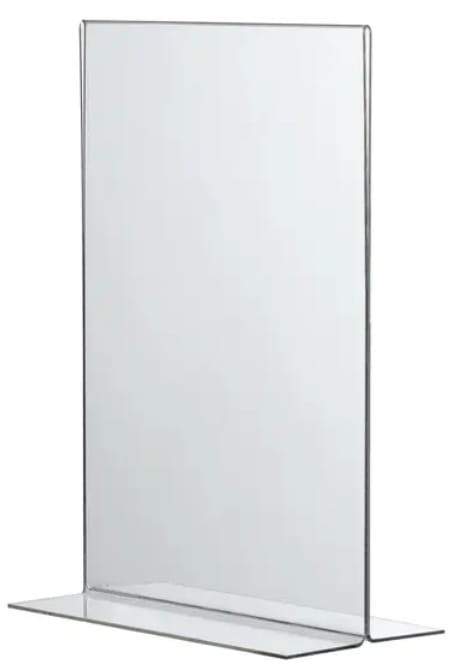 RAMKA INFORMACYJNA STOJAK NA ULOTKI ULOTKĘ CENNIK MENU T Z PLEXI A5