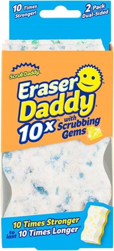 2 SZTUKI GĄBKI GĄBKA SCRUB DADDY ERASER MELAMINOWE ORYGINALNE