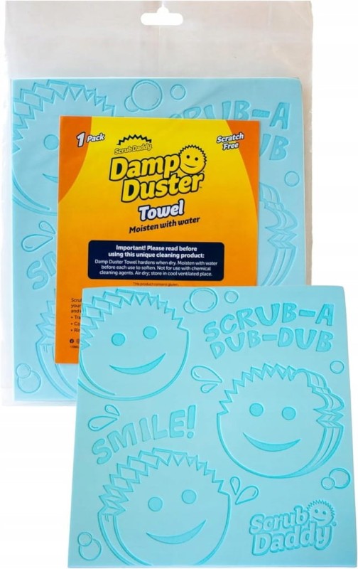 SCRUB DADDY MAGICZNY RĘCZNIK GĄBKA ORYGINALNA DO CZYSZCZENIA NIEBIESKA
