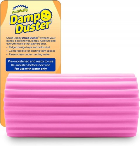 GĄBKA SCRUB DADDY DAMP DUSTER ORYGINALNA DO CZYSZCZENIA RÓŻOWA