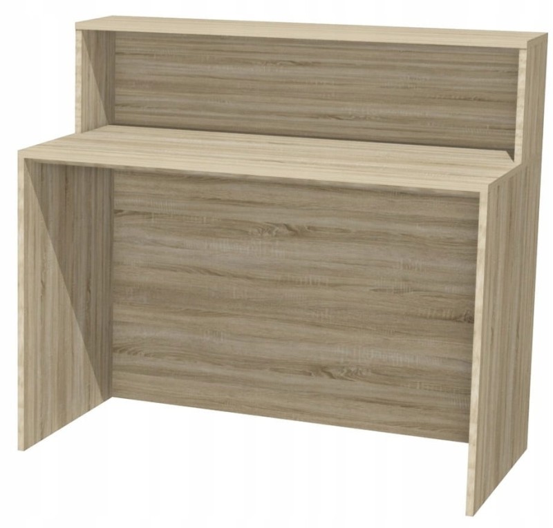 LADA SPRZEDAŻOWA SKLEPOWA RECEPCYJNA RECEPCJA BIURKO Z NADSTAWKĄ 