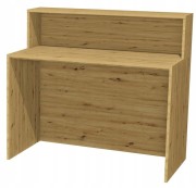 LADA SPRZEDAŻOWA SKLEPOWA RECEPCYJNA RECEPCJA BIURKO Z NADSTAWKĄ 115cm