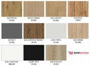 LADA SPRZEDAŻOWA SKLEPOWA RECEPCYJNA RECEPCJA BIURKO Z NADSTAWKĄ 115cm