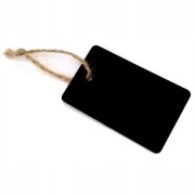 Cenówki kredowe 55x90 na sznurku - 10 sztuk metki kredowe zmywalne