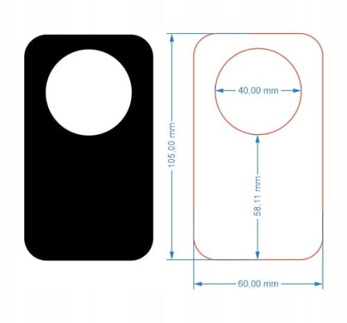 Cenówki KREDOWE butelkowe 105x60 mm - 20 sztuk zmywalne metki kredowe