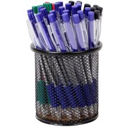Długopisy wielokolorowe Office Essentials w przyborniku pojemniku kubku 40