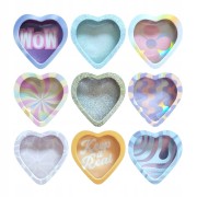 ZESTAW SZKALANYCH MAGNESÓW W KSZTAŁCIE SERCA WOW 9sztuk LODÓWKA TABLICA