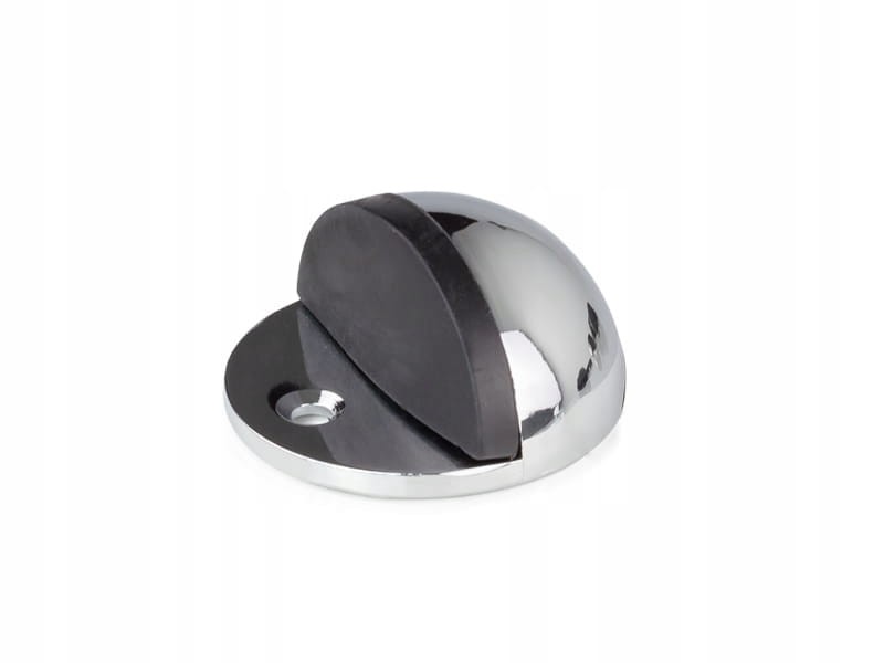 ODBOJNIK OGRANICZNIK DRZWIOWY przykręcany - chrom srebrny