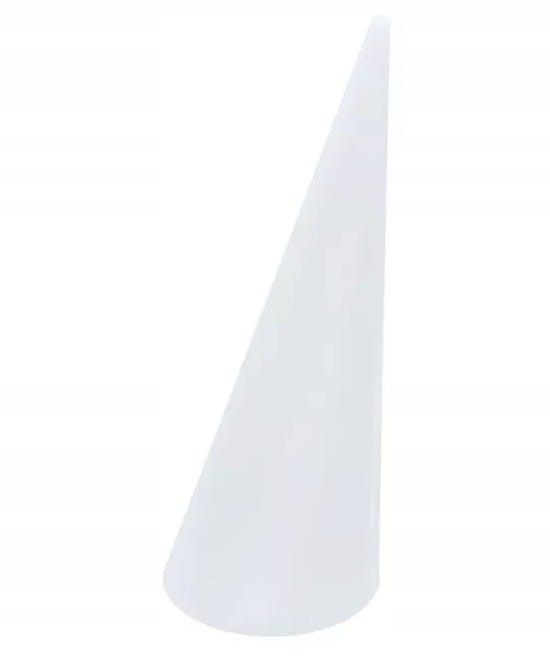 EKSPOZYTOR STOJAK STOŻEK NA PIERŚCIONEK BIAŁY