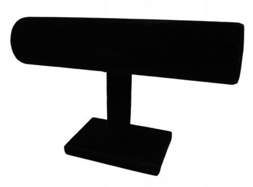 EKSPOZYTOR NA BIŻUTERIĘ WAŁEK POJEDYNCZY CZARNY GUMKI BRANSOLETKI