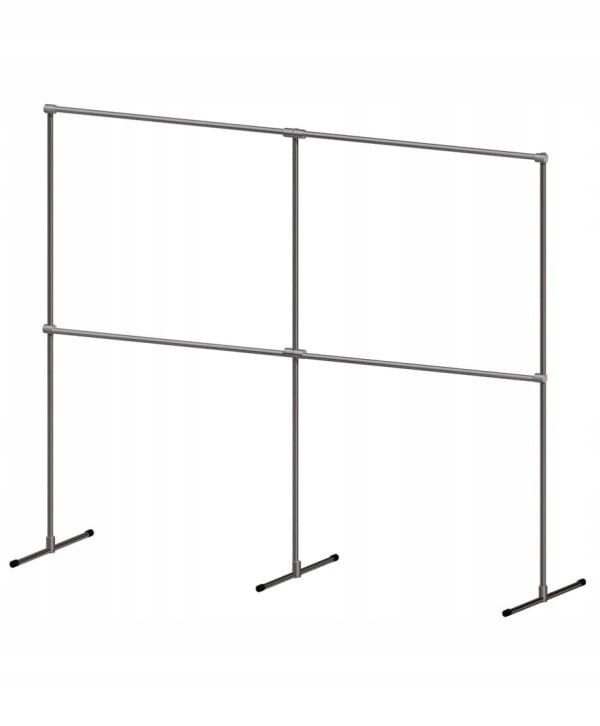 STOJAK WIESZAK NA ODZIEŻ WIESZAKI REGAŁ 2,6x2m