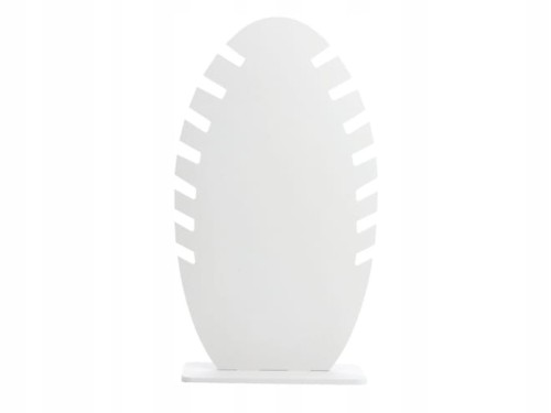 EKSPOZYTOR NA BIŻUTERIĘ STOJAK NA ŁAŃCUSZKI BIAŁY STOJĄCY ORGANIZER