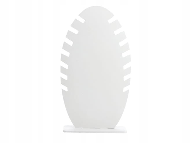 EKSPOZYTOR NA BIŻUTERIĘ STOJAK NA ŁAŃCUSZKI BIAŁY STOJĄCY ORGANIZER