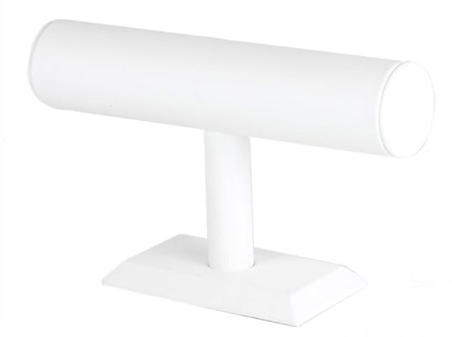 EKSPOZYTOR NA BIŻUTERIĘ WAŁEK POJEDYNCZY BIAŁY GUMKI BRANSOLETKI