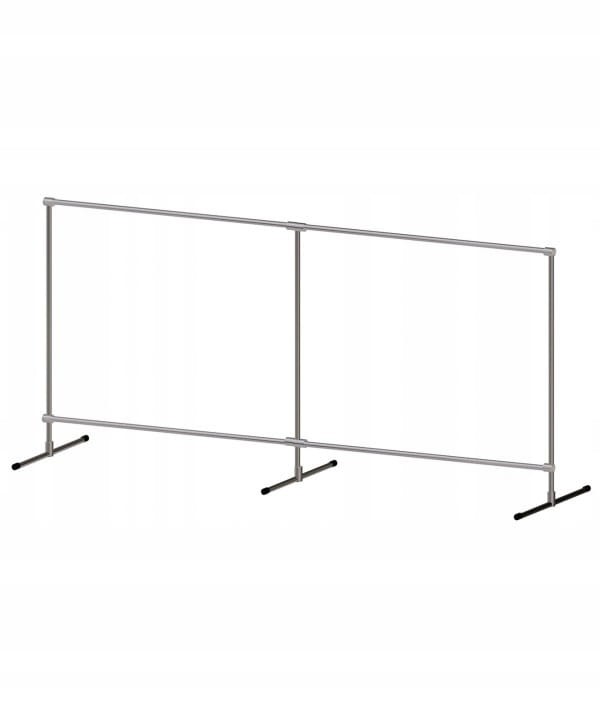 STOJAK WIESZAK NA ODZIEŻ WIESZAKI REGAŁ 3x1,5m