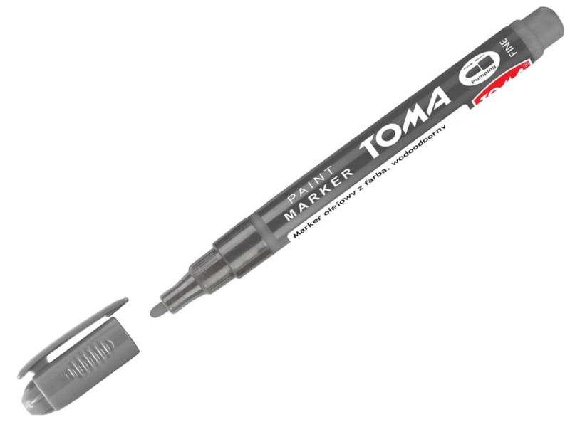 Marker olejowy TOMA 1,5mm SZARY TO-441 MAZAK PISAK