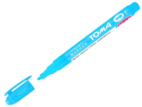 Marker olejowy TOMA 1,5mm niebieski jasny TO-441 MAZAK PISAK